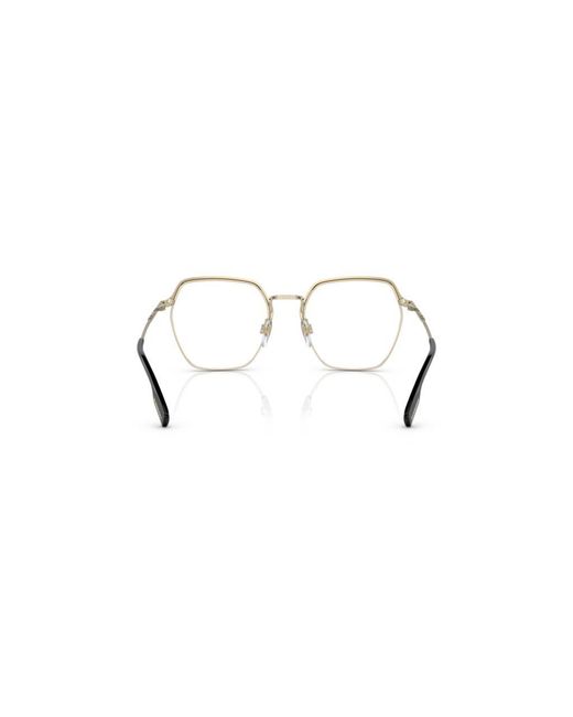 Burberry Black Be1371 Angelica 1326 Optical Frames Metal Transparent Geometric Normal
