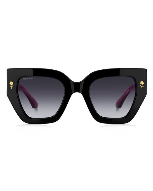 Etro Black 0010/S Hk8/9O Sunglasses Acetate Squared Normal Shaded