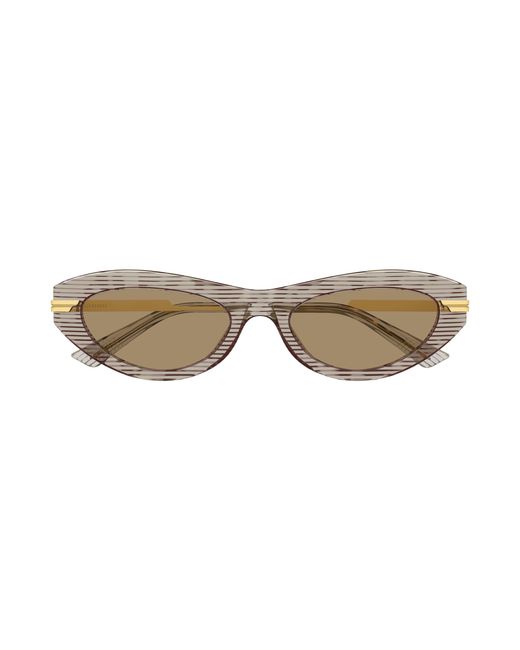 Bottega Veneta Black Bv1368S 003 Sunglasses Acetate Round