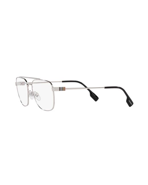 Burberry Black Be1377 Michael 1005 Optical Frames Metal Squared Normal for men