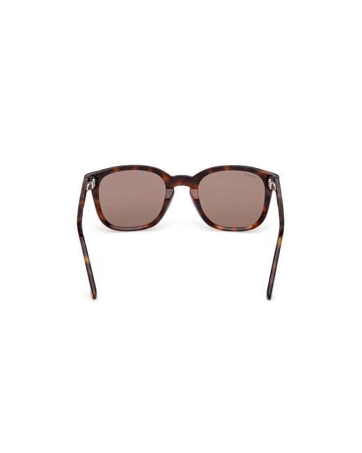 Web Black We0390 52E Sunglasses Acetate Round Normal for men