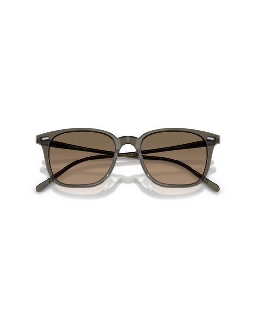 Oliver Peoples Black Ov5614Su Laedin 1820Gn Sunglasses Acetate Squared Polarized Nuanced