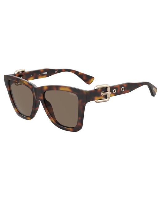 Moschino Black Mos131/S 086/70 Sunglasses Injected Butterfly Normal Shaded