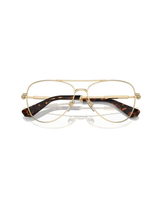 Burberry Black Be1386 1109 Optical Frames Metal Pilot Normal for men