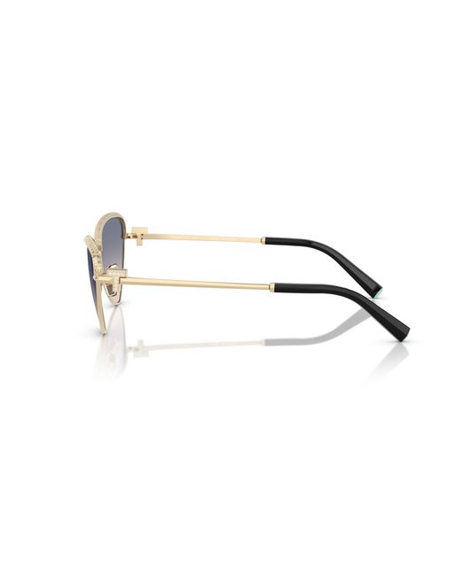 Tiffany & Co Black Tf3107Kb 622116 Sunglasses Metal Geometric Normal Shaded
