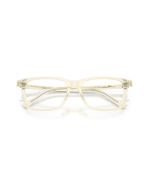 Ralph Lauren Black Rl6264U 5034 Optical Frames Acetate Transparent Round Normal for men