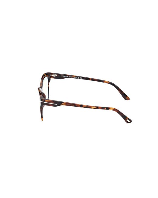 Tom Ford Black Ft5965-B 052 Optical Frames Acetate Squared Normal