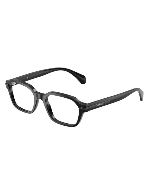Moncler Black Me2015 3001 Optical Frames Acetate Transparent Geometric Normal
