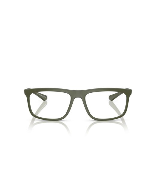 Emporio Armani Black Ea3246 6184 Optical Frames Injected Squared Normal for men