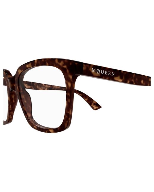 McQueen Black Am0513O 002 Optical Frames Acetate Transparent Cat Eye