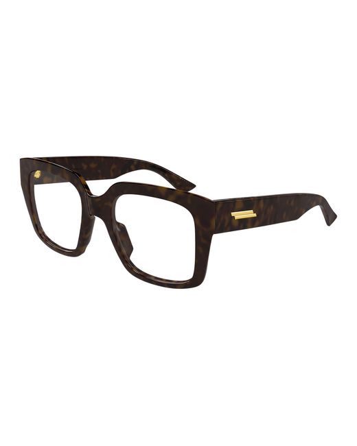 Bottega Veneta Black Bv1409O 002 Optical Frames Acetate Transparent Squared