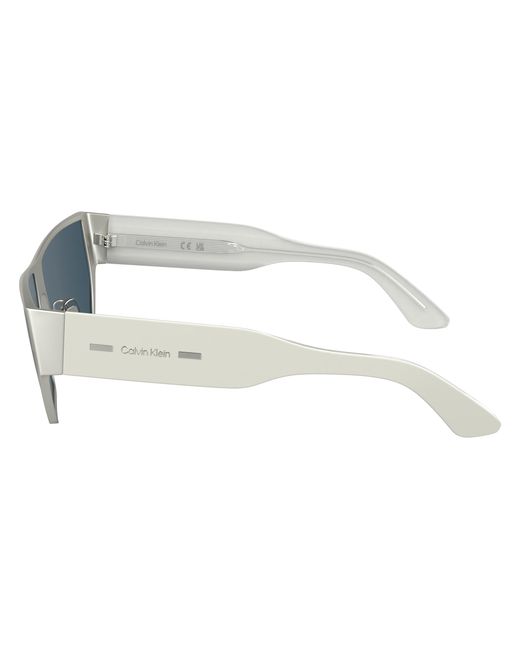 Calvin Klein Black Ck25102S 045 Sunglasses Metal Squared Normal