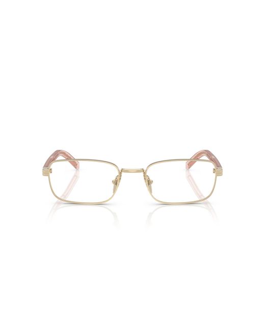 Prada Black Pr B54V Zvn1O1 Optical Frames Metal Transparent Squared Normal