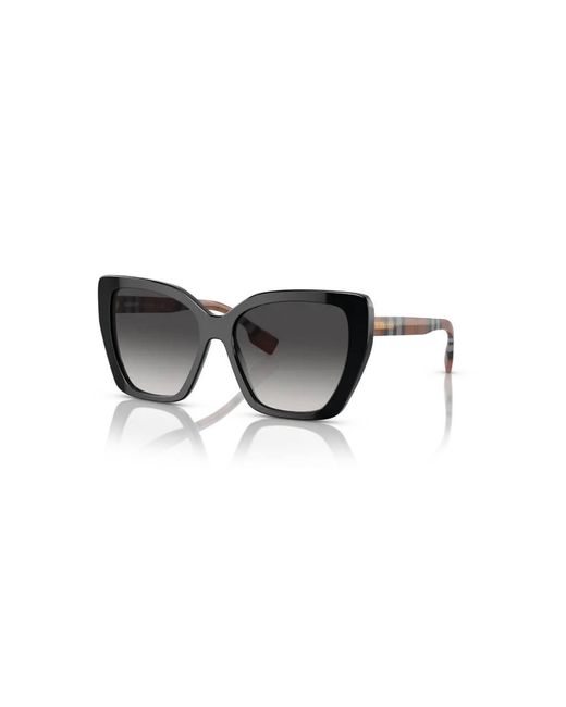 Burberry Black Be4366 40418G Sunglasses Plastic Cat Eye Nuanced