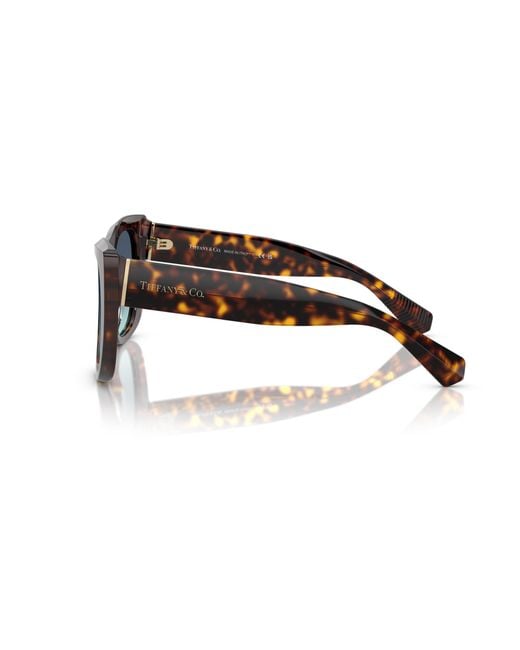 Tiffany & Co Black Tf4229 80159S Sunglasses Acetate Squared Normal Shaded
