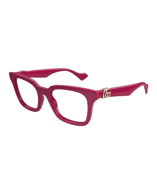 Gucci Black Gg1728O 004 Optical Frames Injected Transparent Squared