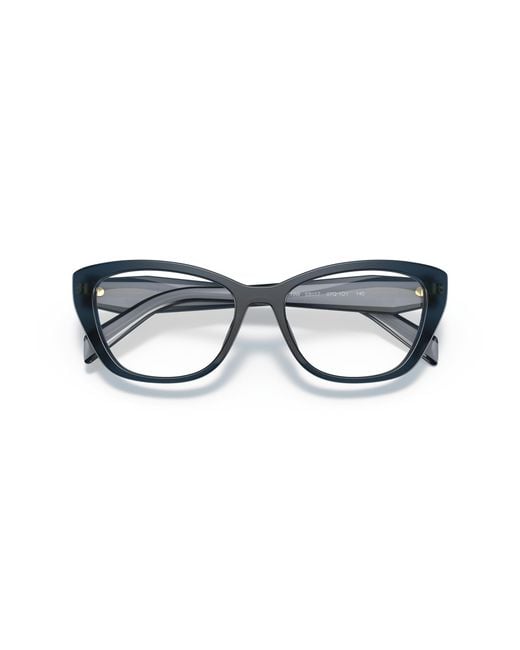 Prada Black Pr 19Wv 07Q1O1 Optical Frames Acetate Cat Eye Normal