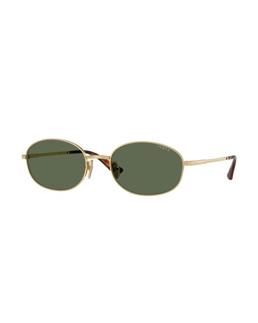 Vogue Eyewear Green Vo4323S 280/71 Sunglasses Metal Round Normal