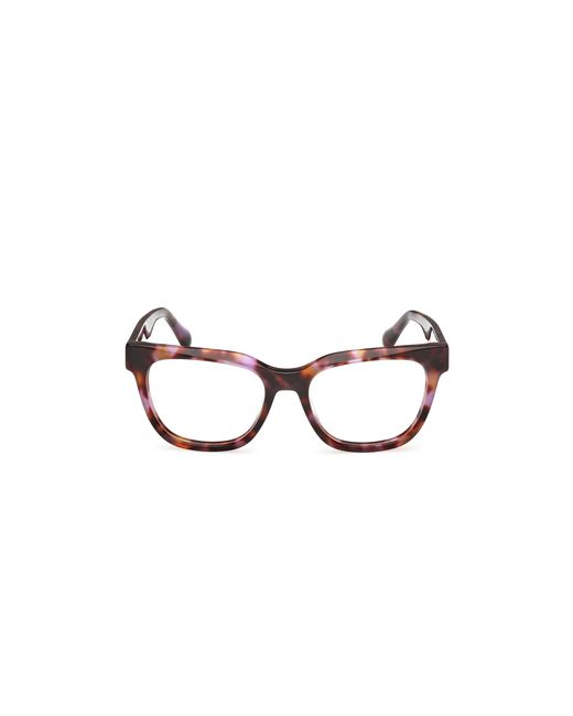 MAX&Co. Black Mo5187 055 Optical Frames Acetate Squared Normal
