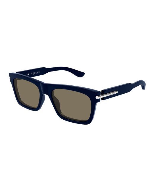 McQueen Black Am0495S 004 Sunglasses Acetate Squared for men