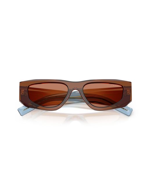 Prada Black Pr B19S 25F90Q Sunglasses Acetate Pillow Normal for men