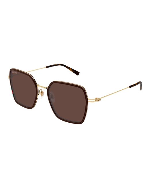 Gucci Black Gg1850Sa 003 Sunglasses Injected Squared