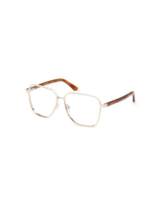 Guess Black Gu50125 032 Optical Frames Metal Squared Normal