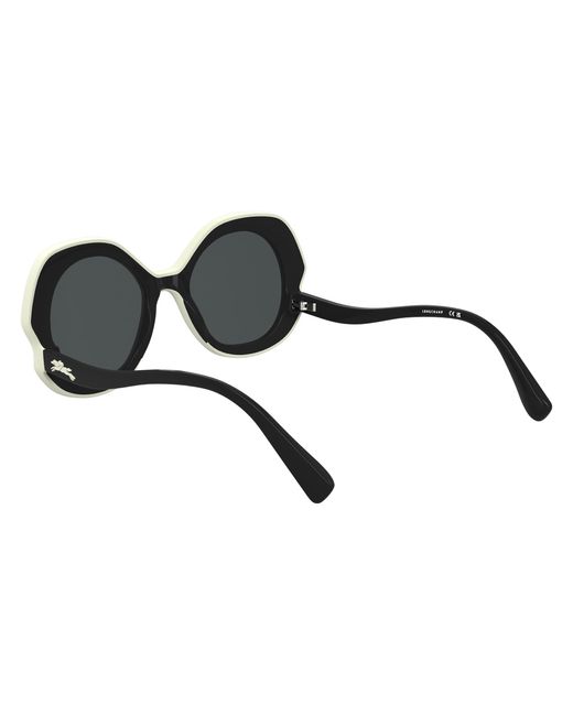 Longchamp Black Lo780S 038 Sunglasses Bio-Inject Round Normal