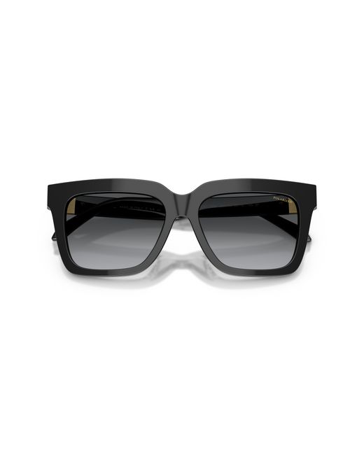 Versace Black Ve4498 Gb1/T3 Sunglasses Acetate Squared Polarized Nuanced