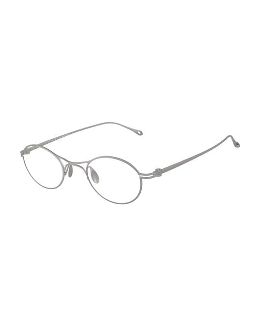 Giorgio Armani Black Ar5135T 3356 Optical Frames Titanium Round Normal for men