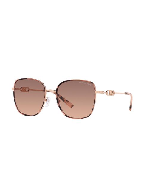 Michael Kors Black Mk1129J Empire Square 2 110813 Sunglasses Metal Squared Normal Shaded
