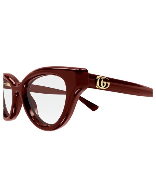 Gucci Black Gg1832O 003 Optical Frames Injected Transparent Cat Eye