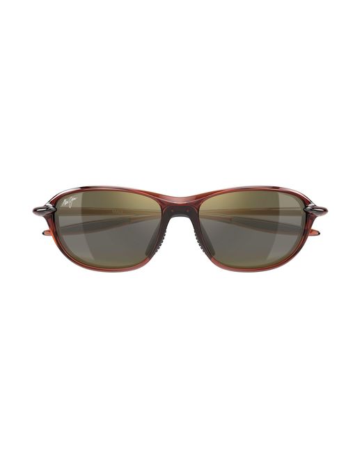 Maui Jim Black Mj0338S 003 Sunglasses Bio-Injected Bronze Round for men