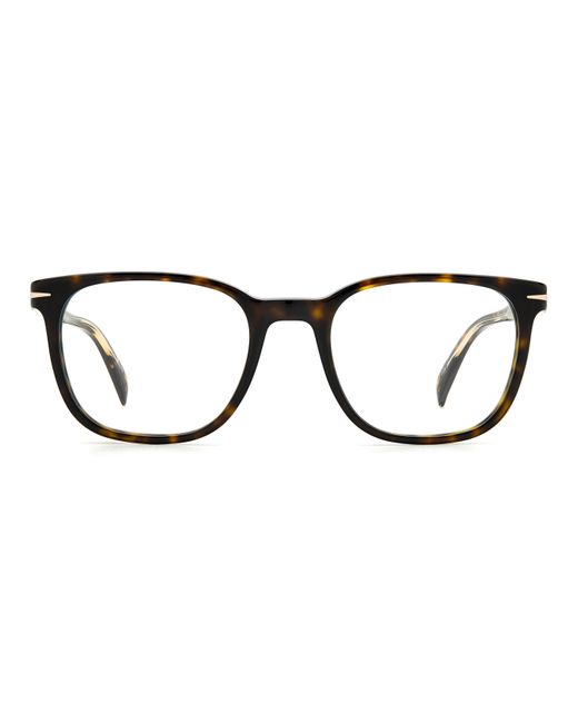 David Beckham Black Db 1107 086 Optical Frames Plastic Squared for men
