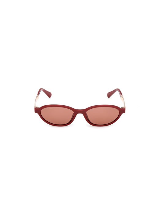 MAX&Co. Black Mo0158 66E Sunglasses Injected Round Normal