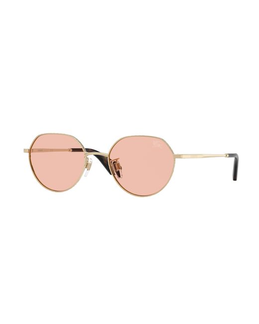 Burberry Black Be3173D 110984 Sunglasses Metal Round Normal