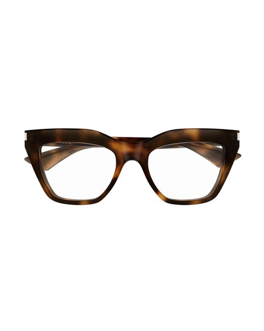 Saint Laurent Black Sl 760 003 Optical Frames Acetate Transparent Cat Eye