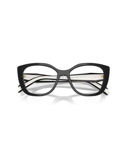 Prada Black Pr B04V 16K1O1 Optical Frames Acetate Transparent Cat Eye Normal