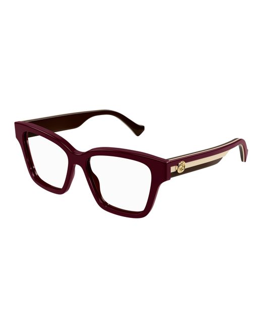 Gucci Black Gg1302O 005 Optical Frames Plastic Squared