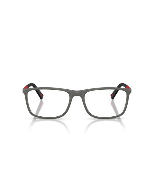 Prada Linea Rossa Black Ps 03Qv 16X1O1 Optical Frames Injected Squared Normal for men