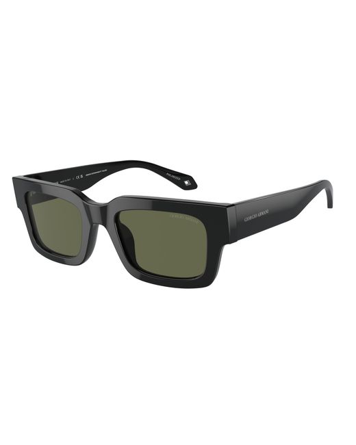 Giorgio Armani Black Ar8184U 587558 Sunglasses Acetate Squared Polarized for men