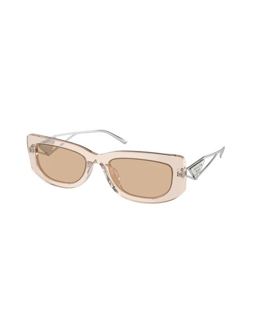Prada Black Pr 14Ys 19M4I2 Sunglasses Acetate Squared Normal