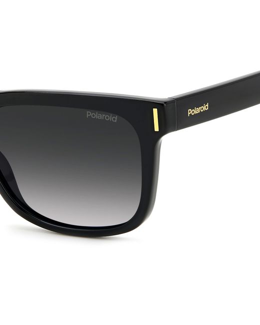 Polaroid Black Pld 6191/S 807/Wj Sunglasses Plastic Squared Polarized Shaded