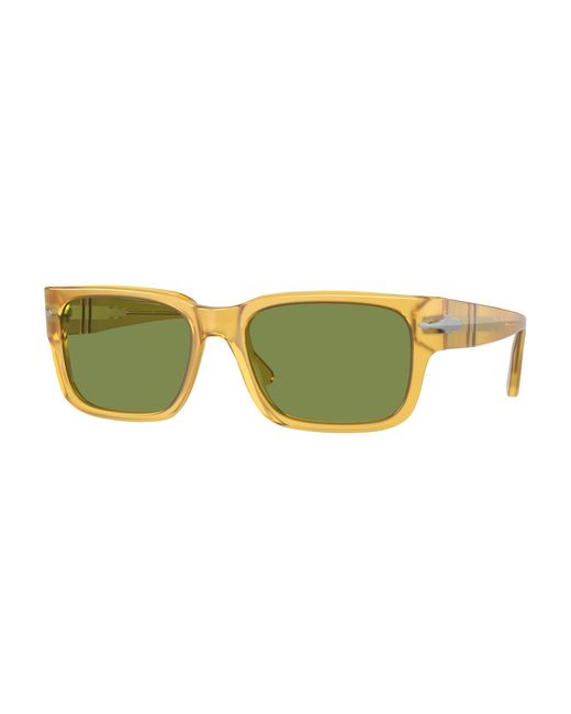 Persol Green Po3315S 204/4E Sunglasses Acetate Squared Normal for men