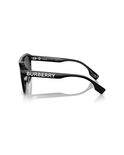 Burberry Black Be4396U Wren 300187 Sunglasses Injected Squared Normal for men