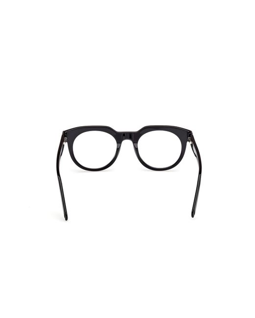 Guess Black Gu50241 001 Optical Frames Acetate Round Normal for men