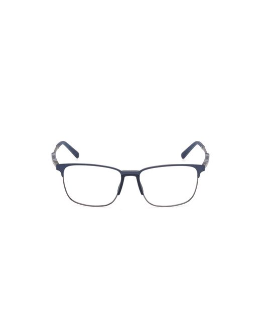 Timberland Black Tb50054 002 Optical Frames Metal Squared Normal for men