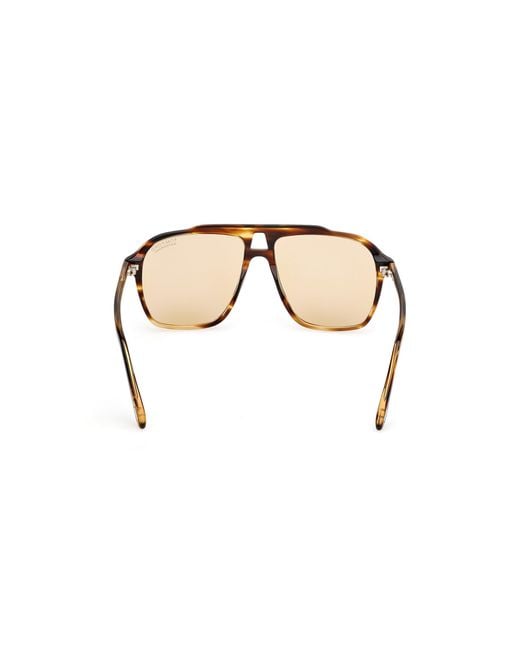 Tom Ford Black Ft1209 Autari 56E Sunglasses Acetate Squared Photochromatic for men