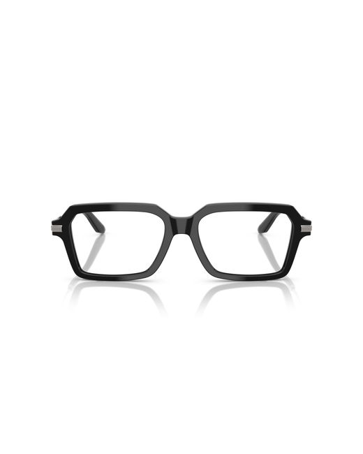 Dolce & Gabbana Black Dg3401 501 Optical Frames Acetate Transparent Squared Normal for men