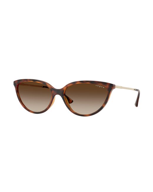 Vogue Eyewear Black Vo5672S W65613 Sunglasses Nylon Cat Eye Normal Nuanced